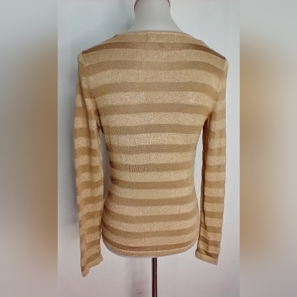 JONES NEW YORK GOLD KNIT COWL - Picture 5 of 7